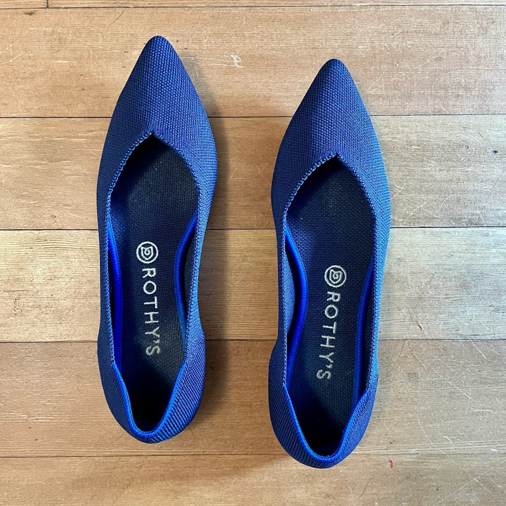 Rothy’s blue point 2 shoes